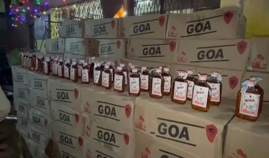 रायपुर में पकड़ाई 8 लाख की अवैध शराब