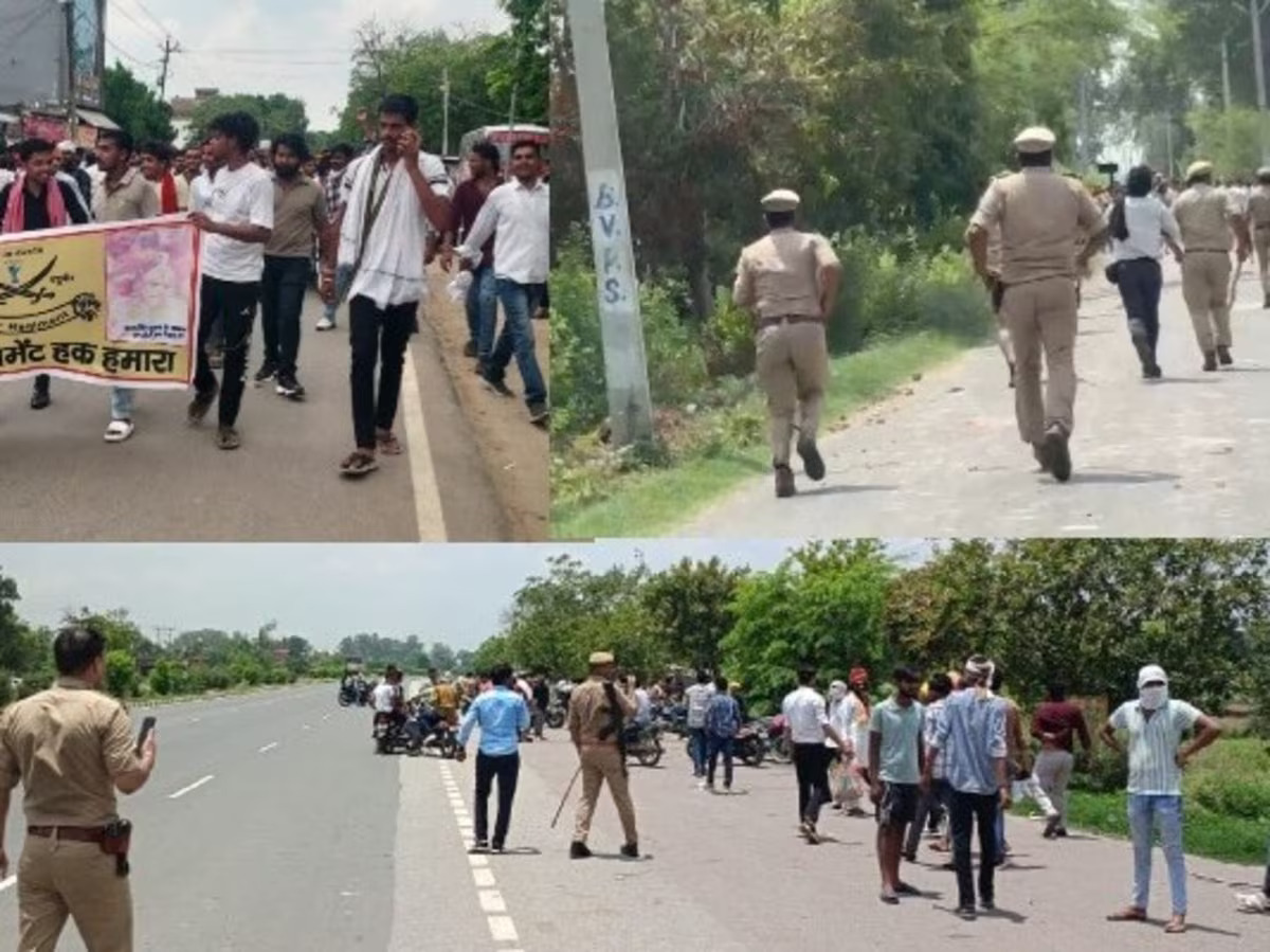 यूपी में कथावाचक कांड को लेकर हंगामा, हाईवे जाम, पुलिस पर पथराव से गाड़ियां क्षतिग्रस्त, आधा दर्जन लोग गिरफ्तार 