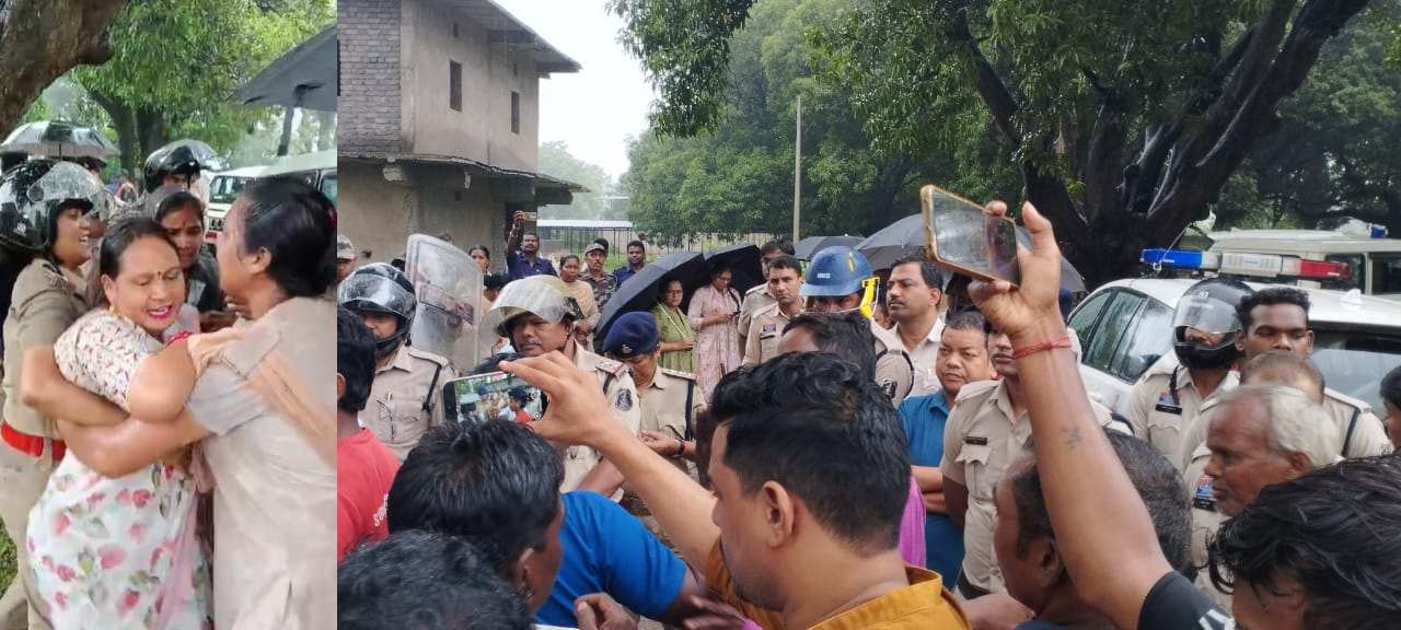CG News: रायगढ़ में कोयला खदान के लिए जंगल की कटाई का विरोध, ग्रामीणों को समर्थन देने पहुंची कांग्रेस विधायक गिरफ्तार