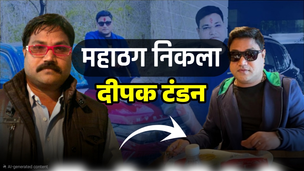 नेताओं के साथ फोटो दिखाकर रसूख झाड़ने वाला महाठग दीपक टंडन का एक और कारनामा अब उरकुरा के पिंटू से ठगे 62 लाख