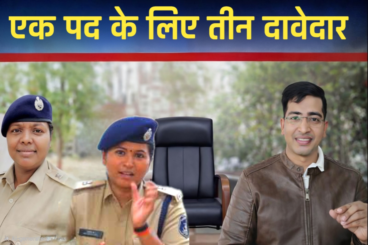बिलासपुर पुलिस में कुर्सी का अनोखा खेल एक पद के लिए तीन दावेदार और साहबों में भारी उलझन