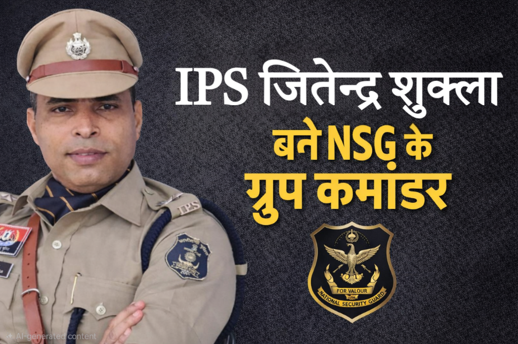 IPS जितेंद्र शुक्ला अब संभालेंगे ब्लैक कैट कमांडोज की कमान, केंद्र ने बुलावा भेजकर कहा- तुरंत करें रिलीव