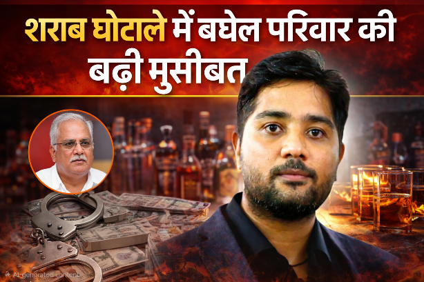 शराब घोटाले में बघेल परिवार की बढ़ी मुसीबत: चैतन्य के खिलाफ 3890 पन्नों का चालान पेश और 250 करोड़ के लेनदेन का दावा