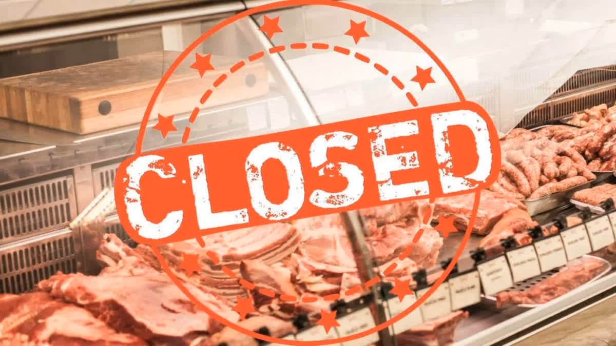 रायपुर में दो दिन तक मीट पर पाबंदी: नियम तोड़ने वालों पर होगी सख्त कार्रवाई, जानें क्या है वजह ? 