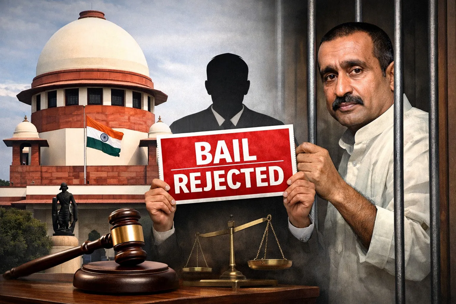 उन्नाव दुष्कर्म मामला: कुलदीप सेंगर की जमानत पर सुप्रीम कोर्ट की रोक, रिहाई टली