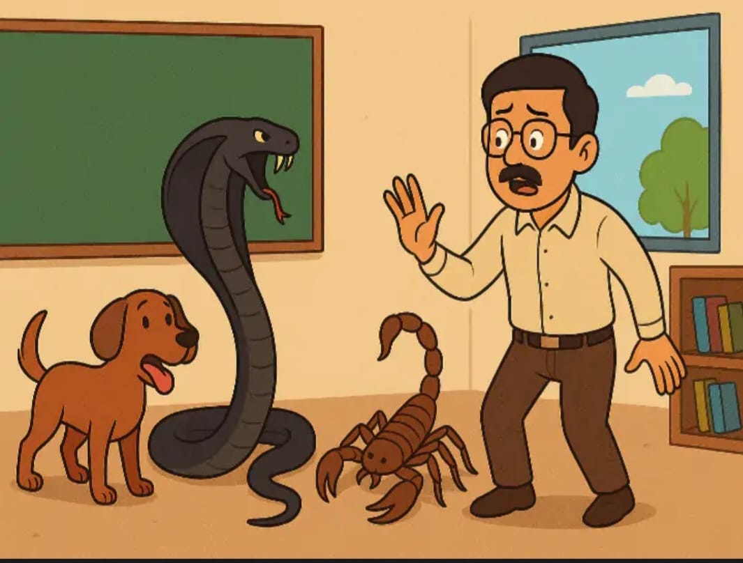 छत्तीसगढ़ के टीचर अब सिर्फ पढ़ाएंगे नहीं, बल्कि सांप-बिच्छू और आवारा कुत्तों से भी लड़ेंगे! DPI का नया आदेश