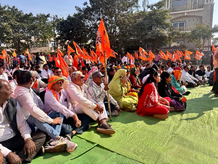 रायपुर में करणी सेना सड़कों पर, पुलिस कार्रवाई के खिलाफ महापंचायत, एसपी और टीआई पर कार्रवाई की मांग