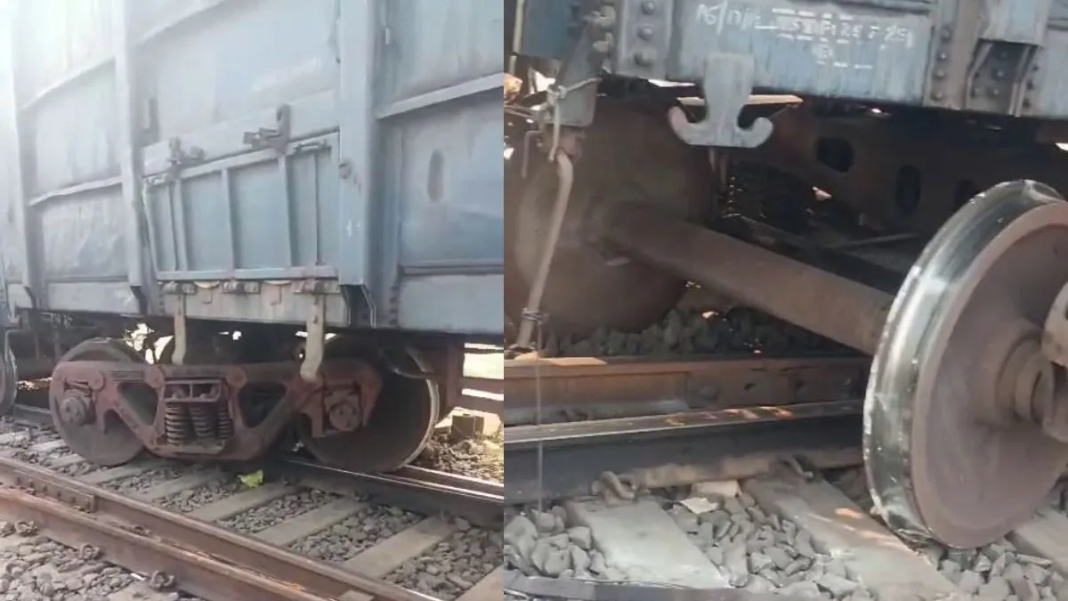 झारखंड में मालगाड़ी हादसा: बंडामुंडा में दो डिब्बे पटरी से उतरे, मुंबई–हावड़ा रेललाइन बाधित