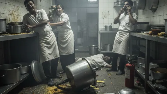 हैदराबाद में बड़ा हादसा: होटल किचन में प्रेशर कुकर फटा, चार कर्मचारी गंभीर रूप से घायल