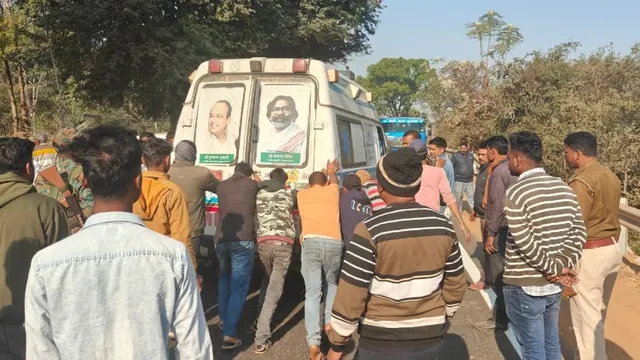 CM के पैतृक गांव में बदहाल स्वास्थ्य सेवा, धक्का मारकर चली 108 एम्बुलेंस, रास्ते में महिला की मौत