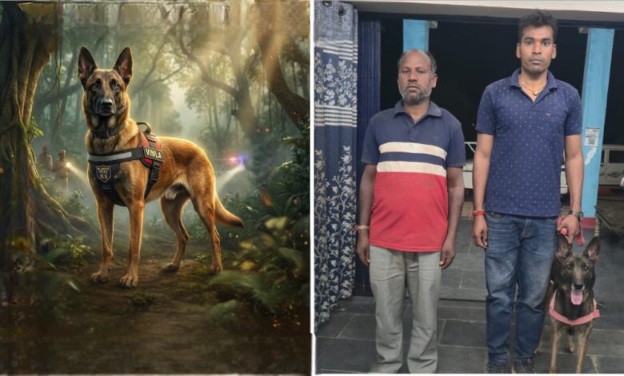 बिलासपुर पुलिस की बड़ी सफलता 10 किलोमीटर घने जंगल में डॉग विमला ने खोज निकाला लापता व्यक्ति