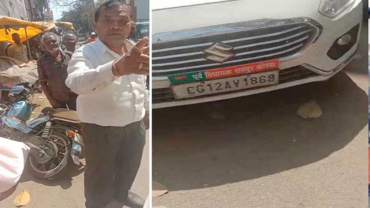 कोरबा में हाईवोल्टेज ड्रामा: नशे में पूर्व गृहमंत्री के बेटे ने दुकान में घुसाई कार, थाने से भी फरार