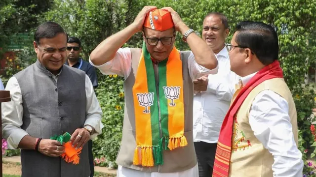 कांग्रेस को तगड़ा झटका, सांसद ने छोड़ी पार्टी, हिमंत सरमा के सामने जॉइन की BJP 