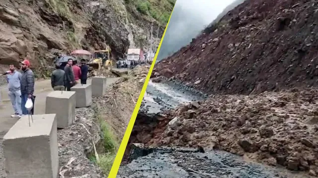 जम्मू-कश्मीर में मौसम का कहर: NH-44 पर भूस्खलन से हाईवे बंद, चट्टानें गिरने से सैकड़ों वाहन फंसे