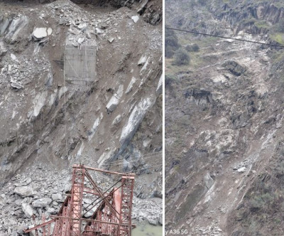 Himachal Landslide: चंबा में भूस्खलन का कहर, पलक झपकते ढहा करोड़ों का पुल, रावी नदी में समाया पूरा ढांचा, देखे वीडियो