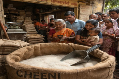 रायपुर में राशन दुकानों से शक्कर गायब: 60 फीसदी कार्डधारक परेशान, सॉफ्टवेयर की गड़बड़ी और मिलों के भारी घाटे ने बिगाड़ा सिस्टम