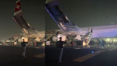 दिल्ली IGI एयरपोर्ट पर बड़ा हादसा टला: टेक-ऑफ के दौरान स्विस फ्लाइट के इंजन में आग, 232 यात्रियों की इमरजेंसी निकासी