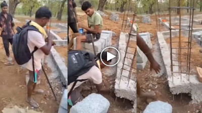 CG News: बीजापुर में स्कूल निर्माण पर उठे सवाल, वायरल वीडियो में दिखी कथित घटिया गुणवत्ता, SDM ने दिए जांच के निर्देश