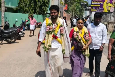 शादी के मंडप से सीधे मतदान केंद्र: तमिलनाडु के नवदंपती ने लोकतंत्र को दी पहली प्राथमिकता