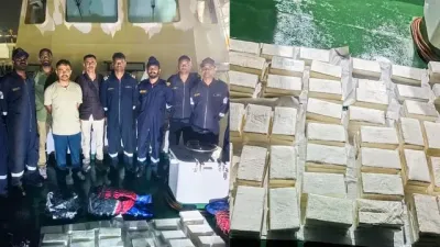 समुद्र में ‘सफेद जहर’ का खेल बेनकाब, जहाज से मिली 115 किलो कोकीन