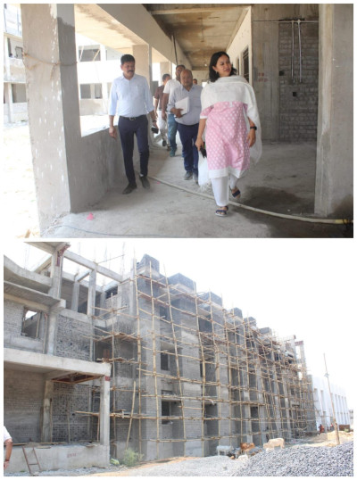 सारंगढ़ को मिल रही आधुनिक प्रशासनिक पहचान, निर्माणाधीन भवनों पर कलेक्टर की सख्त नजर