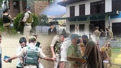 कश्मीर में आतंक के मददगारों पर शिकंजा: सोपोर में एक साथ 15 जगहों पर पुलिस रेड, भारी मात्रा में सामग्री जब्त