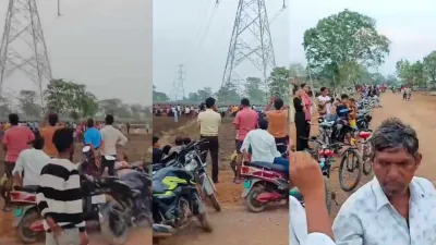 धमतरी में हाई वोल्टेज ड्रामा! हाईटेंशन टावर पर चढ़ा युवक, ढाई घंटे तक चला रेस्क्यू ऑपरेशन