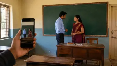 स्कूल की मर्यादा पर दाग? शिक्षक-शिक्षिका का कथित VIDEO वायरल, जांच से पहले ही मचा बवाल
