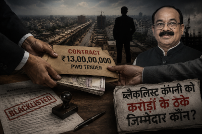 PWD टेंडर घोटाला: दागी कंपनी को 13 करोड़ का ठेका, सवाल..क्या स्मार्ट सिटी का प्रतिबंध पूरे राज्य में लागू होता है?