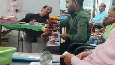 कलेक्टर कार्यालय में ‘जाम’ का खेल? आबकारी विभाग के कर्मचारियों का कथित शराब सेवन करते वीडियो वायरल, प्रशासन की साख पर सवाल