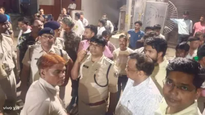 मुहर्रम जुलूस में बवाल: दो ताजिया समितियों के बीच जमकर पथराव, 13 गिरफ्तार; पूरे इलाके में पुलिस का पहरा