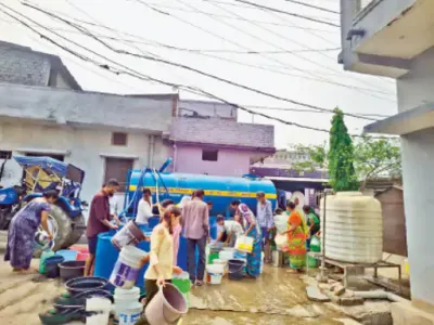 22 करोड़ की पानी टंकी फाइलों में अटकी, NOC के इंतजार में खम्हारडीह के 20 हजार परिवारों की प्यास बरकरार