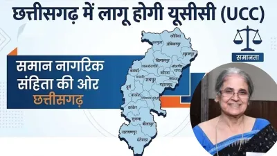 छत्तीसगढ़ में UCC लागू करने की तैयारी तेज: सरकार ने बनाई पांच सदस्यीय विशेषज्ञ समिति, रंजना प्रकाश देसाई होंगी अध्यक्ष