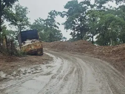 एनएच-45 बना मौत का हाईवे : 30 किलोमीटर में चार बड़े हादसे, चार लोग गंभीर घायल