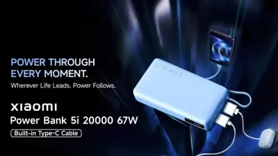 Xiaomi का नया 20,000mAh Power Bank लॉन्च! 67W फास्ट चार्जिंग के साथ फोन ही नहीं, लैपटॉप भी होगा चार्ज
