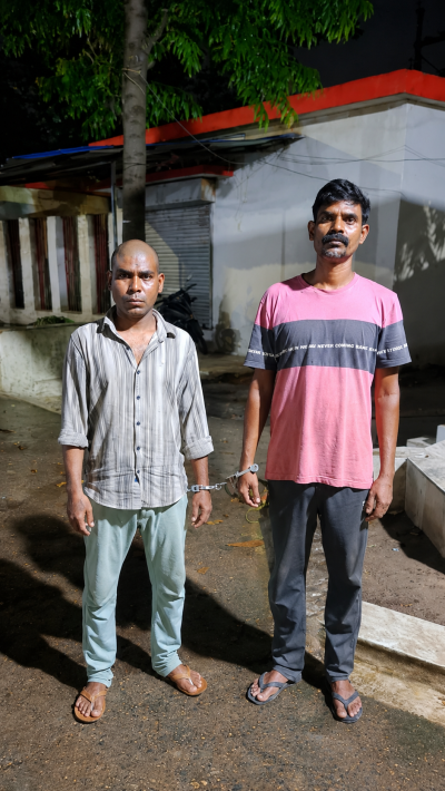 क्रेशर मिल में चोरी का 24 घंटे में खुलासा, दो चोर और चोरी का माल खरीदने वाली कबाड़ीन गिरफ्तार