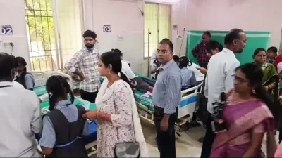 मिड-डे मील की थाली में मिली काली गोलीनुमा चीज, 30 छात्राओं को पेट दर्द; बेमेतरा के स्वामी आत्मानंद स्कूल में हड़कंप