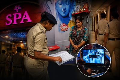 Raipur Breaking: राजधानी में 30 स्पा सेंटरों पर पुलिस की एक साथ दबिश, 100 से ज्यादा जवानों ने चलाया बड़ा जांच अभियान