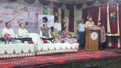 साइबर ठगी से बचने विद्यार्थियों को समझाया, सैकड़ों ने ली जागरूकता सेल्फी