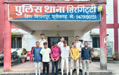 अड्डेबाजी और नशाखोरी पर पुलिस की कार्रवाई, 6 गिरफ्तार