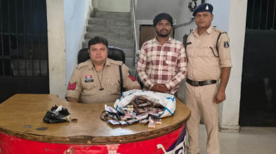 सीसीटीवी फुटेज से हुआ चोरी का खुलासा, सामान सहित आरोपी गिरफ्तार