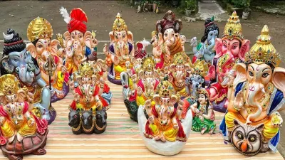 आज गणेश, कल पौधा! रायपुर केंद्रीय जेल में बंदियों ने बनाई ऐसी मूर्तियां, विसर्जन के बाद देंगी हरियाली
