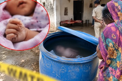 रात में बिस्तर से गायब हुई तीन माह मासूम, सुबह पानी के ड्रम में मिली लाश, पुलिस जांच में खुला मौत का खौफनाक राज