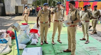 बिलासपुर पुलिस का नशे के कारोबार पर बड़ा प्रहार, NDPS एक्ट के तहत जब्त मादक पदार्थों का बड़े पैमाने पर नष्टीकरण