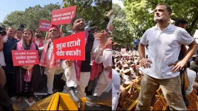 INDIA Bloc Protest: SIR विवाद पर दिल्ली में विपक्ष का प्रदर्शन तेज, 300 से ज्यादा सांसदों के मार्च पर पुलिस ने लगाया ब्रेक