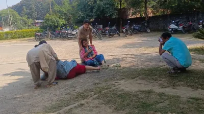 रेड नदी में मौत का मंजर, नहाने उतरे पांच लोग गहरे पानी में समाए, दो के शव मिले, घाट पर उमड़ी भीड़