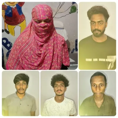 चोरी की पटकथा लिखती थी युवती, 9 सदस्यीय गिरोह का पर्दाफाश, चार नाबालिग भी शामिल