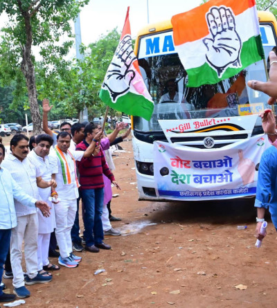 वोट बचाओ, देश बचाओ’ रैली में छत्तीसगढ़ की हुंकार, दीपक बैज ने सरकार पर साधा निशाना
