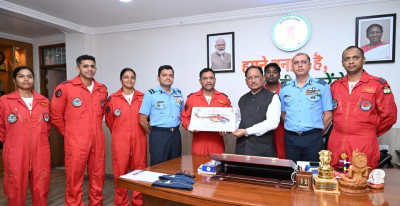 नवा रायपुर के आसमान में दिखेगा वायुसेना का दम, पांच हेलीकॉप्टरों के साथ उतरेगी सारंग टीम