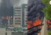 गाजियाबाद में खौफनाक अग्निकांड: 9वीं मंजिल से उठी आग ने 10वीं को लिया चपेट में, 2 KM दूर तक दिखा धुएं का गुबार